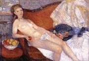 Girl with Apple William J.Glackens